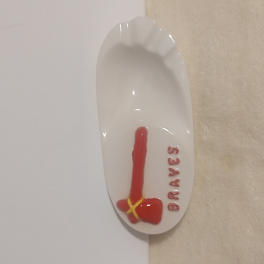 Vintage Atlanta Braves Ashtray